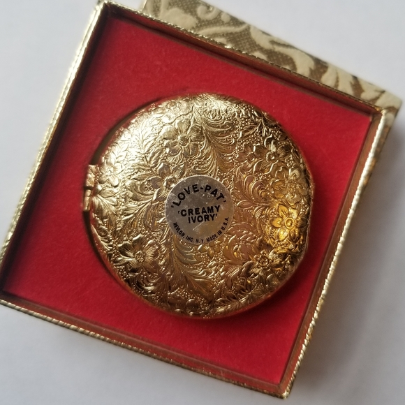❗Rare Antique Revlon Gold Powder Mirror Compact with Original box and Wrapping❗ - Picture 4 of 10
